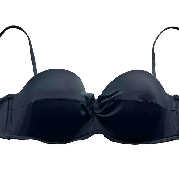 Roxy Junior's Women's Black Beach Classic Underwire Bikini Swim Top Size S - Picture 4 of 13